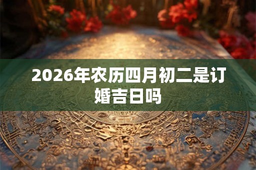 2026年农历四月初二是订婚吉日吗