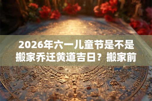 2026年六一儿童节是不是搬家乔迁黄道吉日?搬家前要准备什么? 2026年六一儿童节是不是搬家乔迁黄道吉日?搬家前要准备什么?