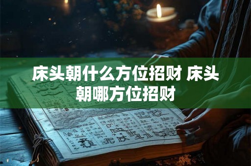 床头朝什么方位招财 床头朝哪方位招财