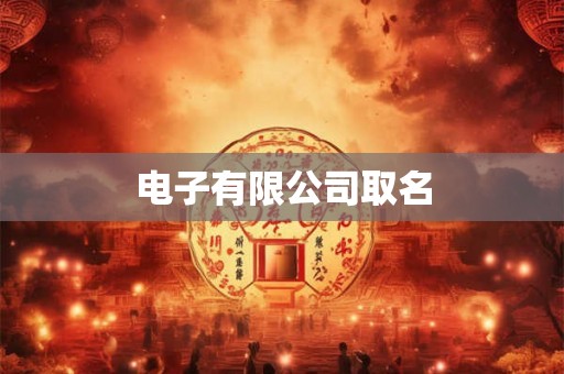 电子有限公司取名