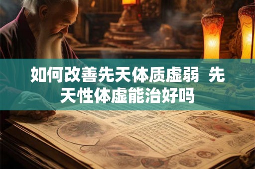 如何改善先天体质虚弱  先天性体虚能治好吗