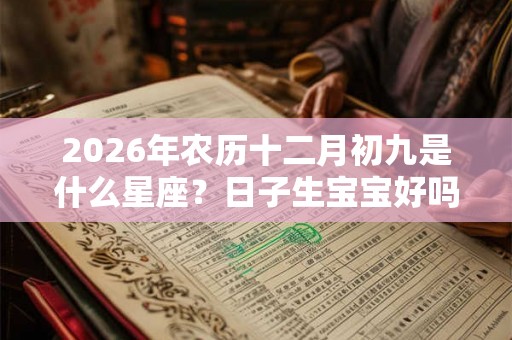 2026年农历十二月初九是什么星座？日子生宝宝好吗？
