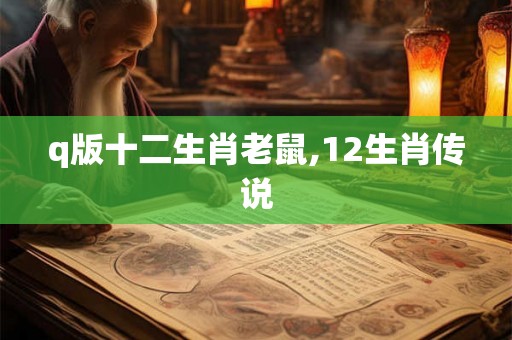 q版十二生肖老鼠,12生肖传说 q版十二生肖老鼠,12生肖传说