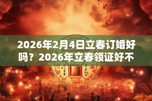 2026年2月4日立春订婚好吗？2026年立春领证好不好？
