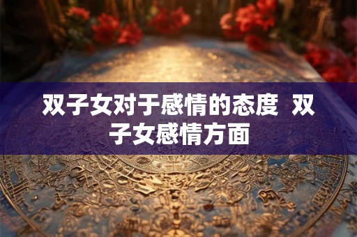 双子女对于感情的态度 双子女感情方面 双子女对于感情的态度 双子女感情方面