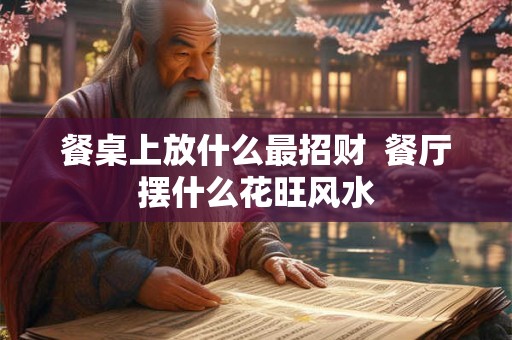 餐桌上放什么最招财 餐厅摆什么花旺风水 餐桌上放什么最招财 餐厅摆什么花旺风水