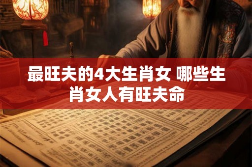 最旺夫的4大生肖女 哪些生肖女人有旺夫命