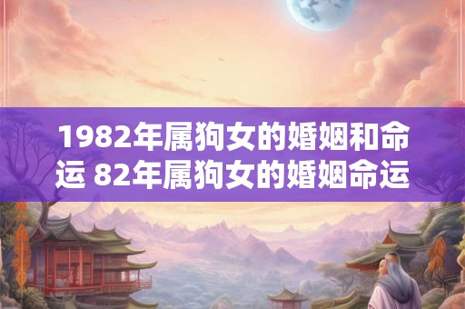 1982年属狗女的婚姻和命运 82年属狗女的婚姻命运如何
