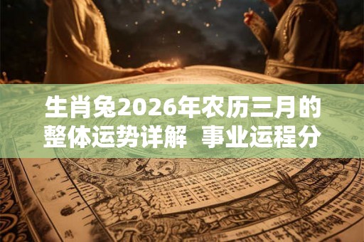 生肖兔2026年农历三月的整体运势详解  事业运程分析