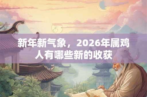 新年新气象，2026年属鸡人有哪些新的收获