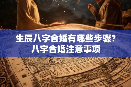 生辰八字合婚有哪些步骤？八字合婚注意事项