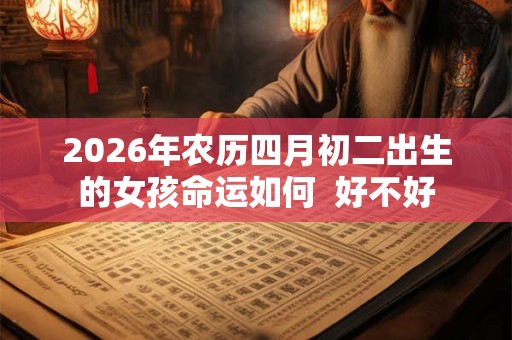 2026年农历四月初二出生的女孩命运如何  好不好