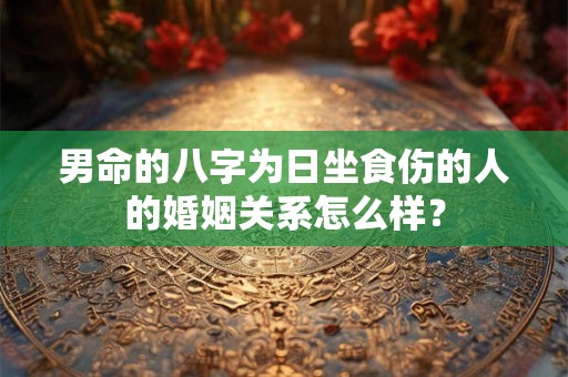 男命的八字为日坐食伤的人的婚姻关系怎么样？