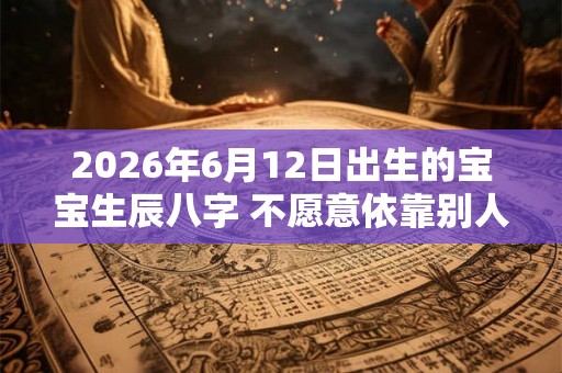 2026年6月12日出生的宝宝生辰八字 不愿意依靠别人
