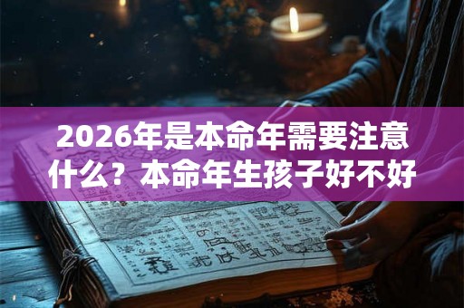 2026年是本命年需要注意什么?本命年生孩子好不好? 2026年是本命年需要注意什么?本命年生孩子好不好?