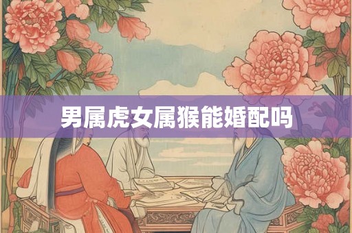 男属虎女属猴能婚配吗