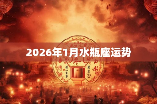 2026年1月水瓶座运势 2026年1月水瓶座运势