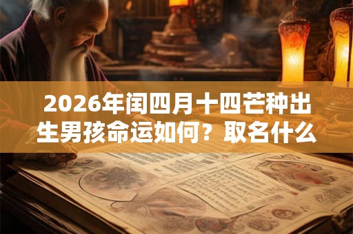2026年闰四月十四芒种出生男孩命运如何?取名什么吉利? 2026年闰四月十四芒种出生男孩命运如何?取名什么吉利?