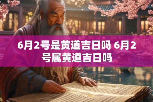 6月2号是黄道吉日吗 6月2号属黄道吉日吗 6月2号是黄道吉日吗 6月2号属黄道吉日吗