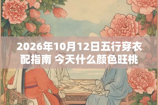 2026年10月12日五行穿衣配指南 今天什么颜色旺桃花