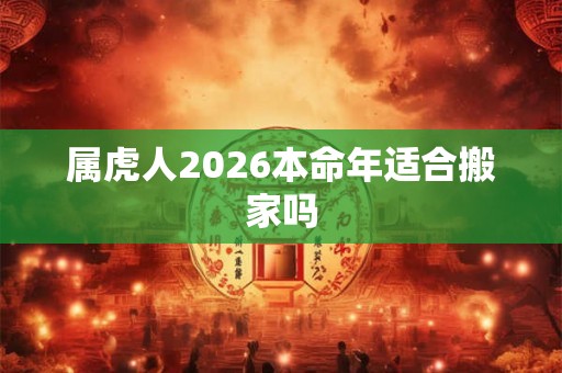 属虎人2026本命年适合搬家吗 属虎人2026本命年适合搬家吗