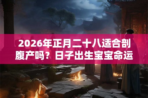 2026年正月二十八适合剖腹产吗？日子出生宝宝命运？