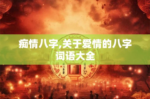 痴情八字,关于爱情的八字词语大全 痴情八字,关于爱情的八字词语大全