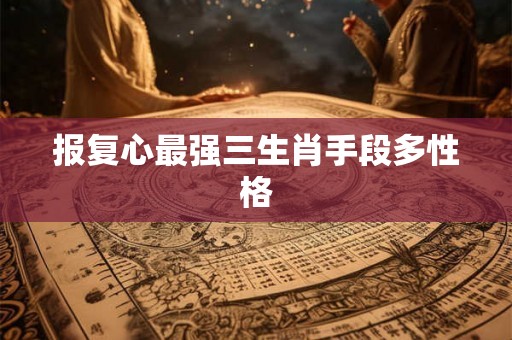 报复心最强三生肖手段多性格