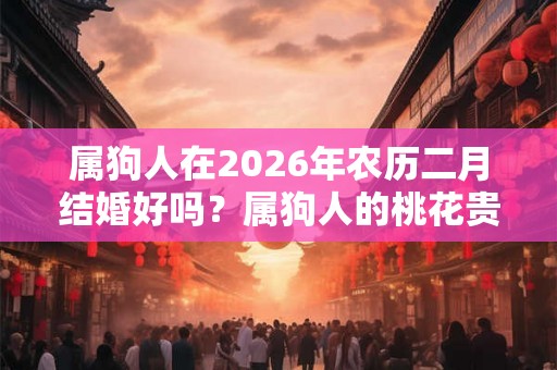 属狗人在2026年农历二月结婚好吗？属狗人的桃花贵人是谁