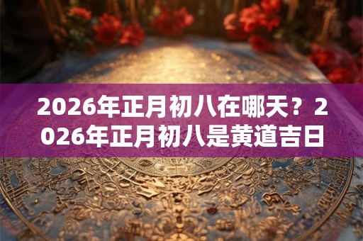 2026年正月初八在哪天？2026年正月初八是黄道吉日吗？