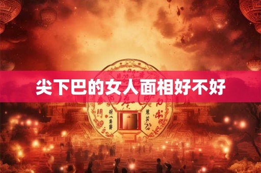 尖下巴的女人面相好不好