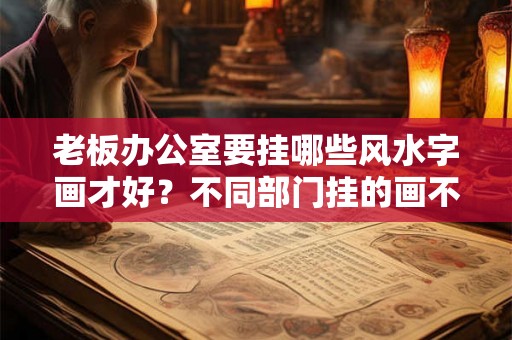 老板办公室要挂哪些风水字画才好？不同部门挂的画不同。