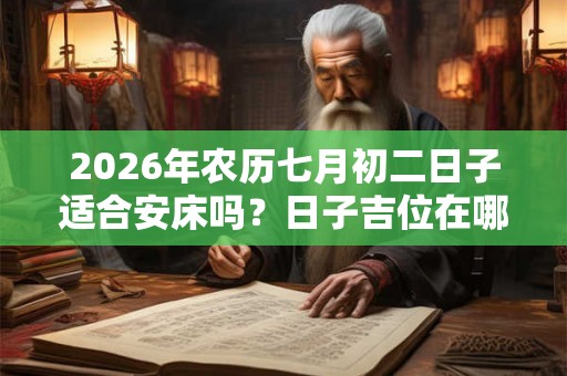 2026年农历七月初二日子适合安床吗?日子吉位在哪? 2026年农历七月初二日子适合安床吗?日子吉位在哪?