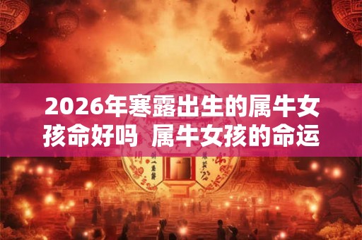 2026年寒露出生的属牛女孩命好吗  属牛女孩的命运详解