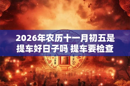 2026年农历十一月初五是提车好日子吗 提车要检查哪里