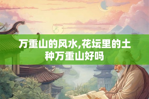 万重山的风水,花坛里的土种万重山好吗