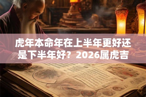 虎年本命年在上半年更好还是下半年好？2026属虎吉祥物是什么？
