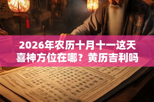 2026年农历十月十一这天喜神方位在哪？黄历吉利吗