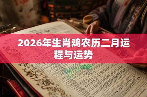 2026年生肖鸡农历二月运程与运势