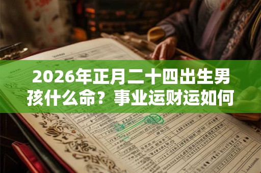 2026年正月二十四出生男孩什么命？事业运财运如何？