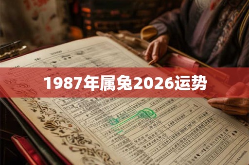 1987年属兔2026运势