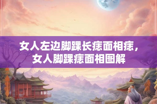 女人左边脚踝长痣面相痣，女人脚踝痣面相图解
