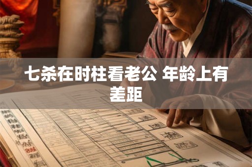 七杀在时柱看老公 年龄上有差距 七杀在时柱看老公 年龄上有差距