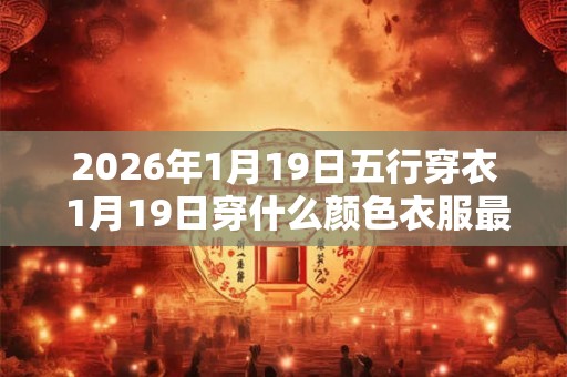 2026年1月19日五行穿衣 1月19日穿什么颜色衣服最旺运