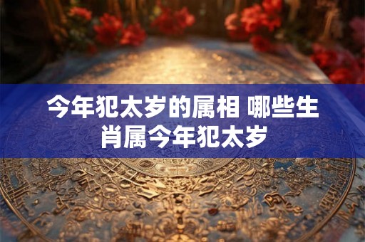 今年犯太岁的属相 哪些生肖属今年犯太岁 今年犯太岁的属相 哪些生肖属今年犯太岁
