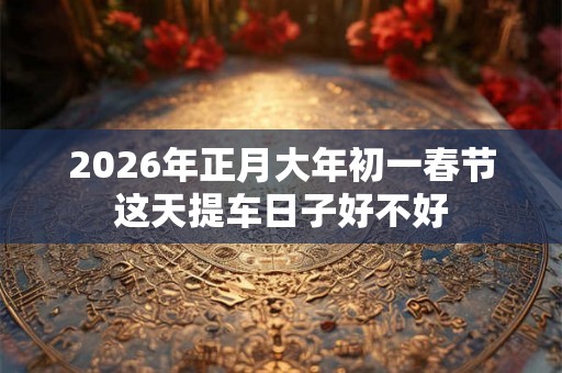 2026年正月大年初一春节这天提车日子好不好 2026年正月大年初一春节这天提车日子好不好