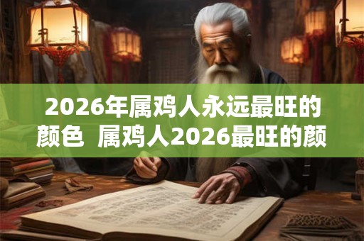 2026年属鸡人永远最旺的颜色  属鸡人2026最旺的颜色是什么