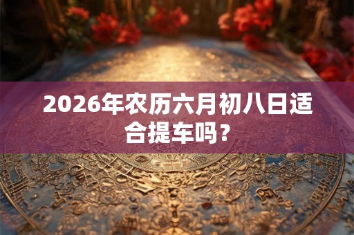 2026年农历六月初八日适合提车吗？