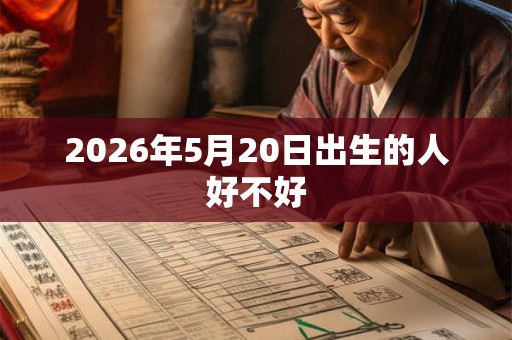 2026年5月20日出生的人好不好
