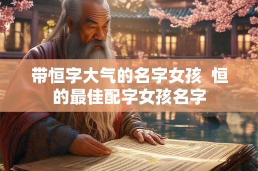 带恒字大气的名字女孩 恒的最佳配字女孩名字 带恒字大气的名字女孩 恒的最佳配字女孩名字